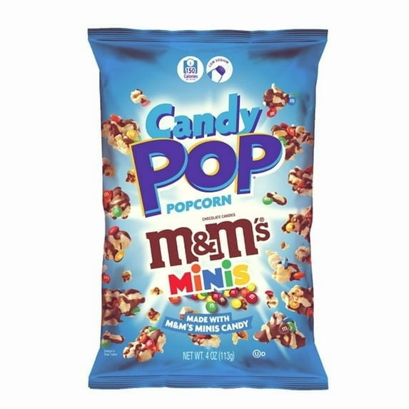 Candy Pop M&M Popcorn, 4 oz. - 4 Pack