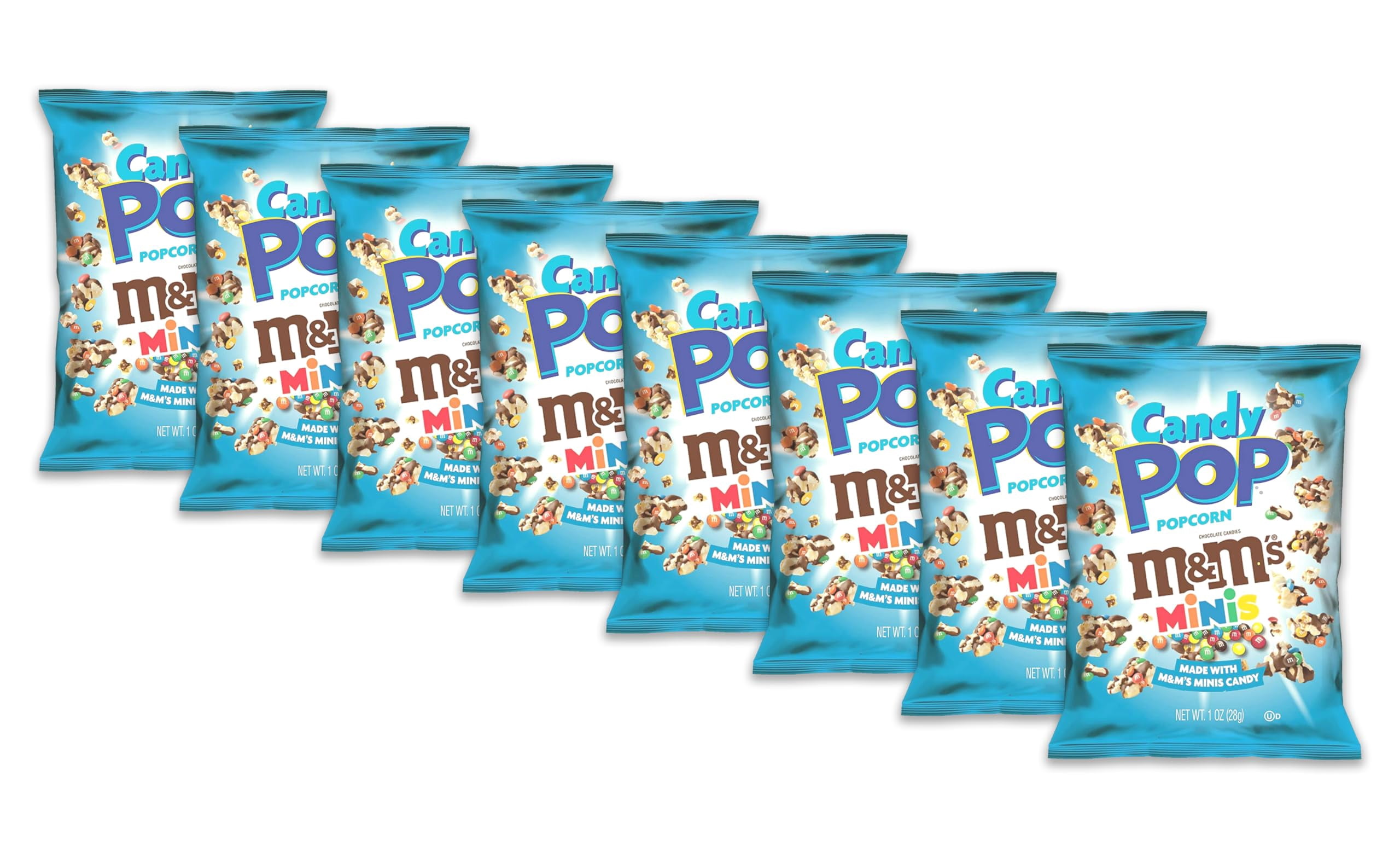 Cmp Popcorn Candy Pop M&M's Popcorn CM31 | 1 Oz | Pack of 8 - Walmart.com