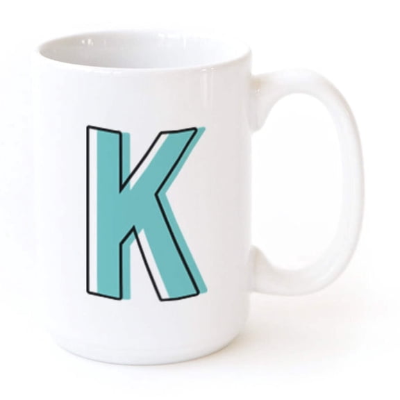 Candy Pop Personalized Monogram Coffee Mug by The Cotton  Canvas Co.