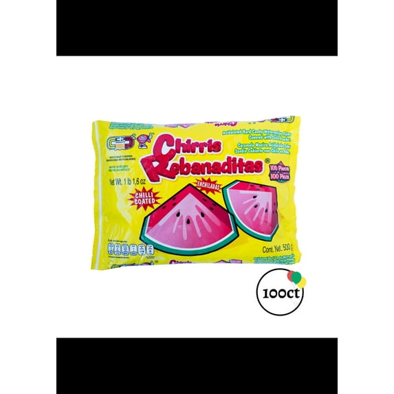 Candy Pop Products Chirris Rebanaditas 100 ct