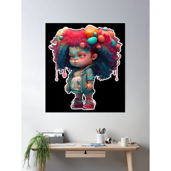 Candy Poster Wall Art, Modern Wall Decor For Living Room Bedroom, 12x18 UNFRAMED