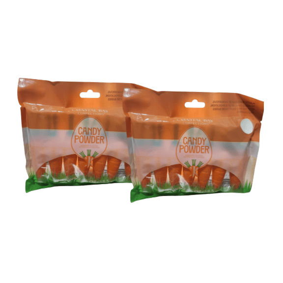 Candy Powder-Filled Carrots – 2-Pack (16 Carrots Total)