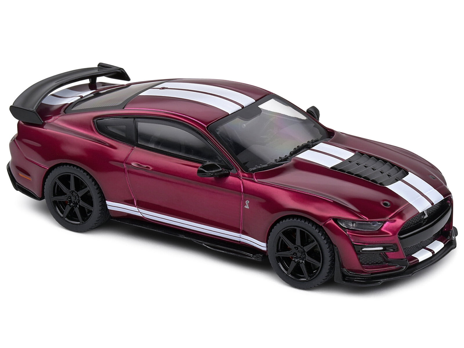 Candy Purple Shelby Mustang GT500 with Striking White
