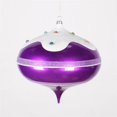 thumbnail image 1 of Candy Purple Snow Jewel Onion Ornament, 6.4 in., 1 of 1