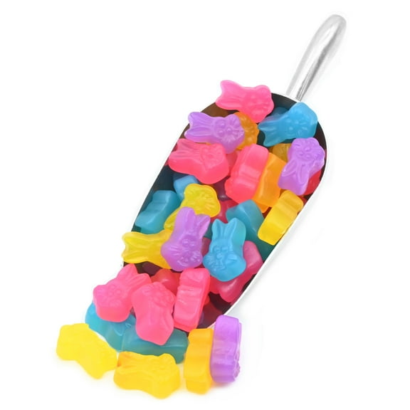 Candy Retailer Assorted Fruit Flavored Easter Rabbit Jubes Candy 1 Pound