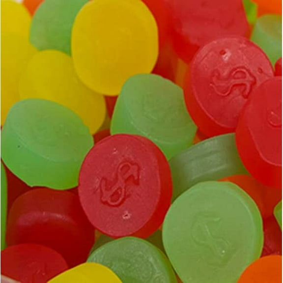 Candy Retailer Assorted Fruit JuJu Candy Coins 1 Lb.