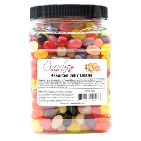 Candy Retailer Assorted Jelly Beans 2 Lb