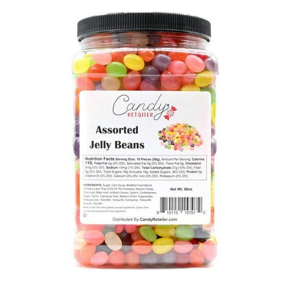 Candy Retailer Assorted Jelly Beans 5 Lb