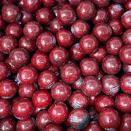 Candy Retailer Black Cherry Gumballs 1 Lb
