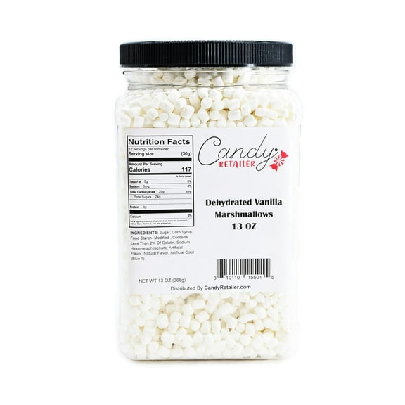 Candy Retailer Dehydrated Vanilla Marshmallows 13 Ounces
