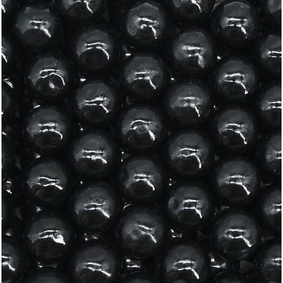 Candy Retailer Gumballs - Great For Parties or Gumball Machines - 2lb Bag (Large 1", Black)