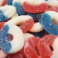 thumbnail image 1 of Candy Retailer Gummi Red White Blue Freedom Gummy Rings 2 Lbs., 1 of 2