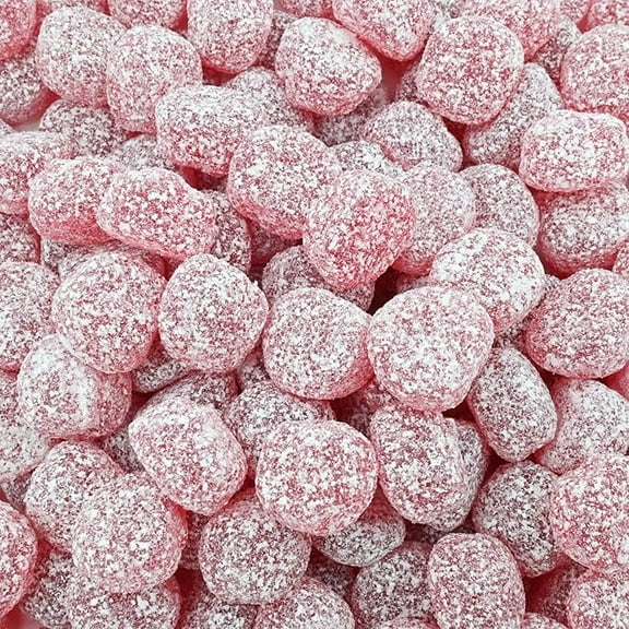 Candy Retailer Gummy Sour Buttons Candy (1 Lb, Cherry)