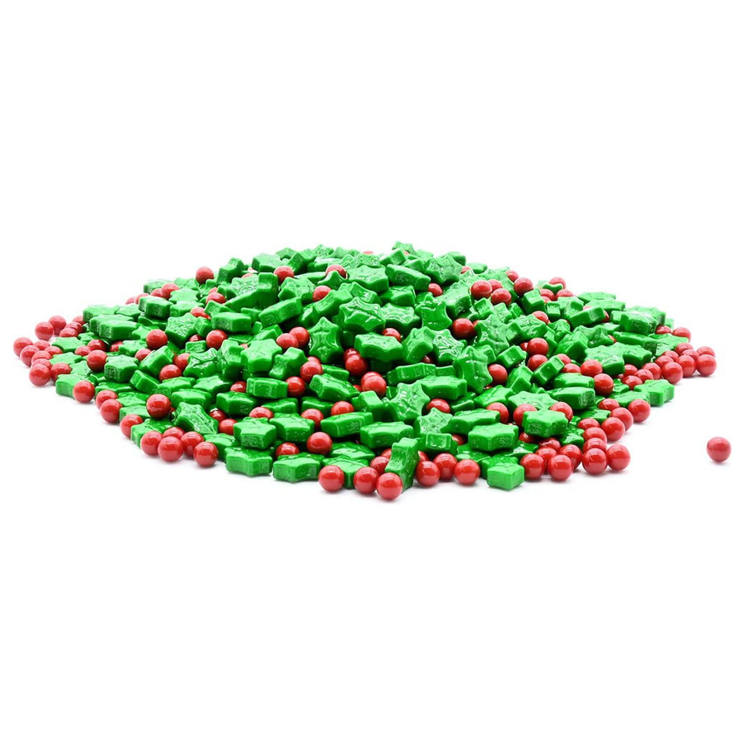 Candy Retailer Hollies & Berries Christmas Candy (1 Lb)