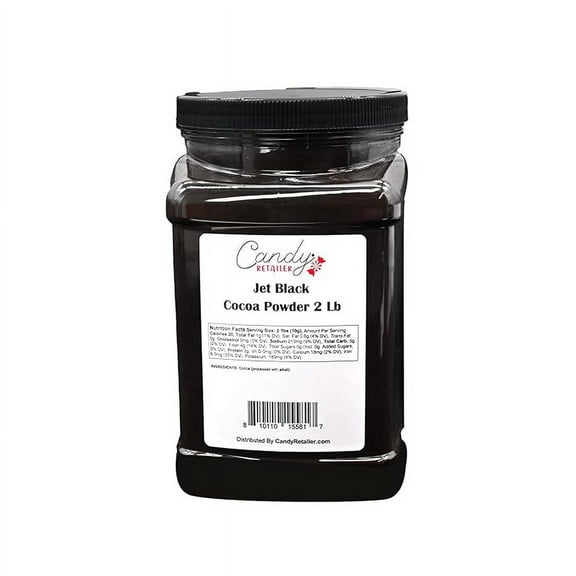 Candy Retailer Jet Black Cocoa Powder 2 Lb