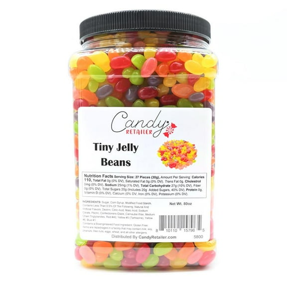 Candy Retailer Tiny Jelly Beans 5 Lb