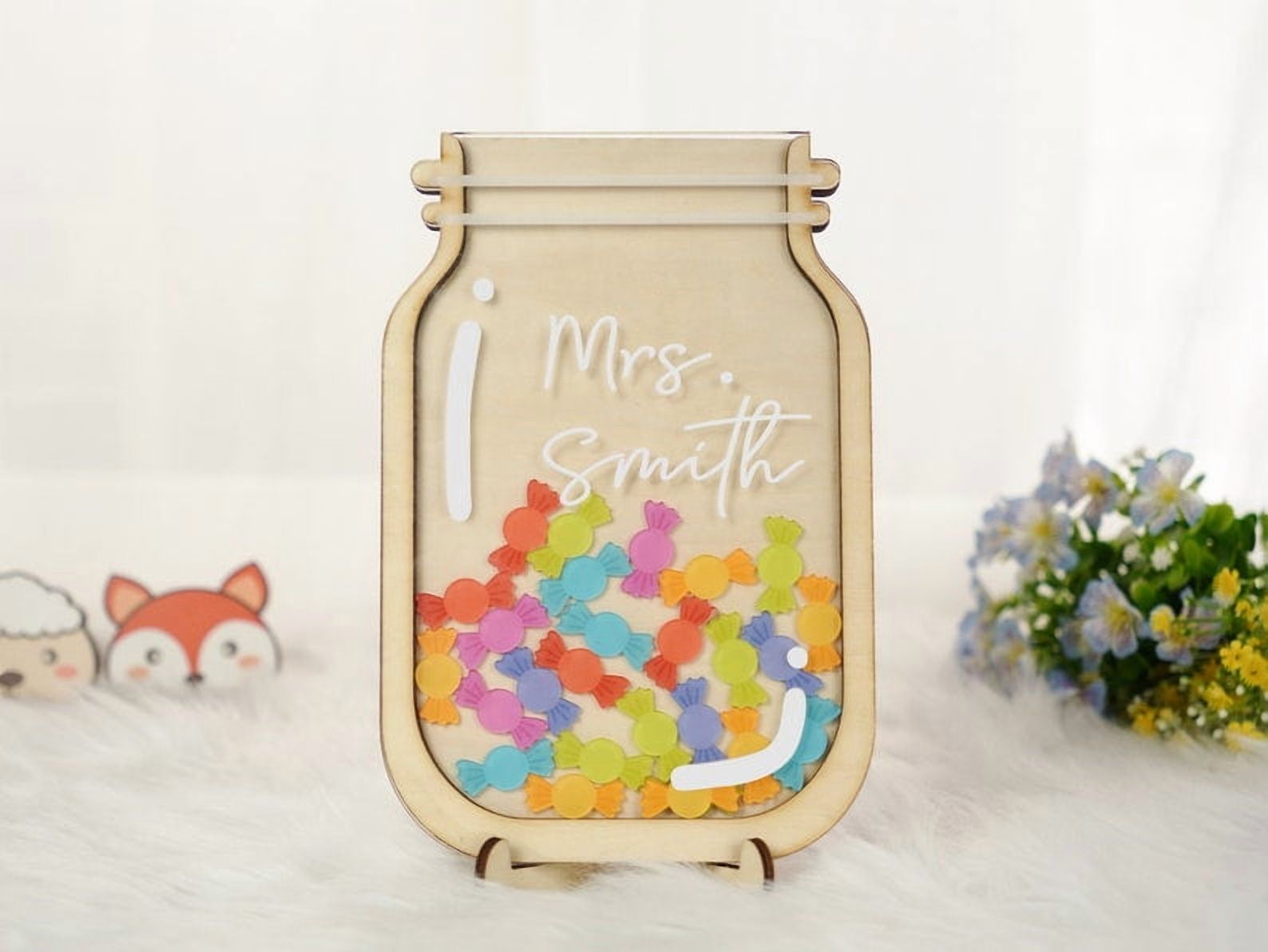 Candy Reward Jar, Custom Name Reward Jar for Kids, Personalized Gift ...