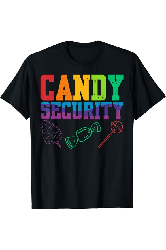 Candy Security Candyland Halloween Costume Kids Teens Adult T-Shirt