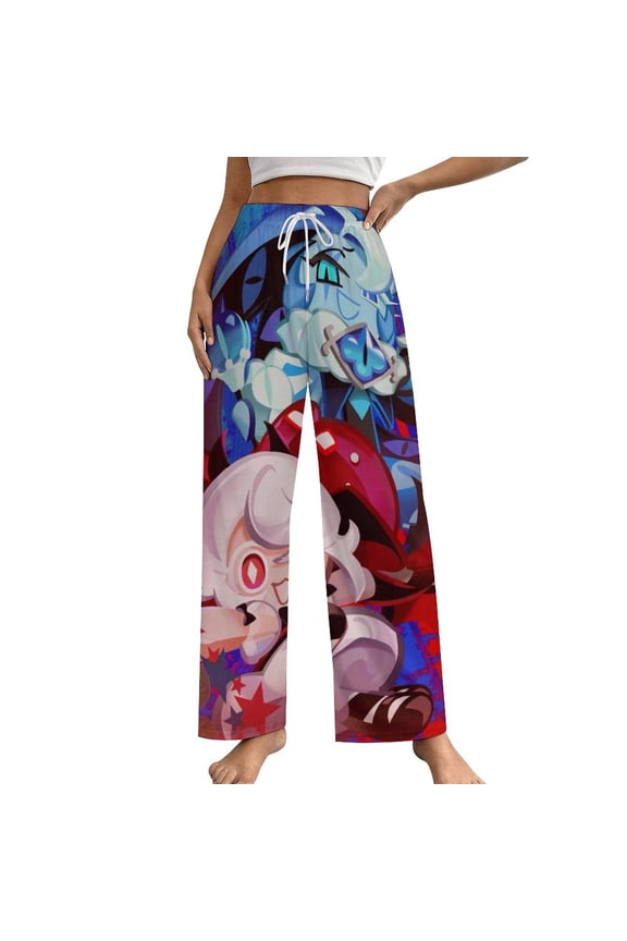 Candy Shadow Milk Cookie Run Home Pajamas Long Pants Ladies Pjs Sleepwear Pant Pajama Women
