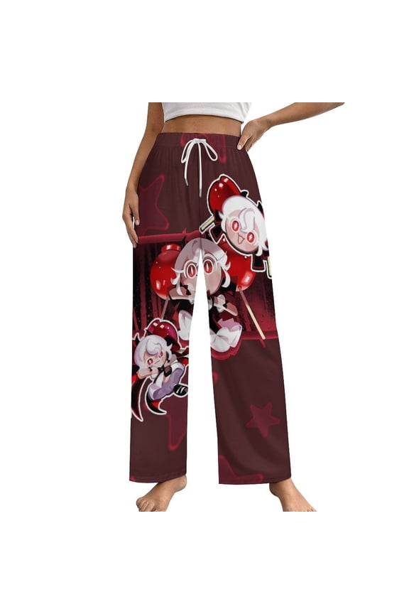 Candy Shadow Milk Cookie Run Home Pajamas Long Pants Ladies Pjs Sleepwear Pant Pajama Women