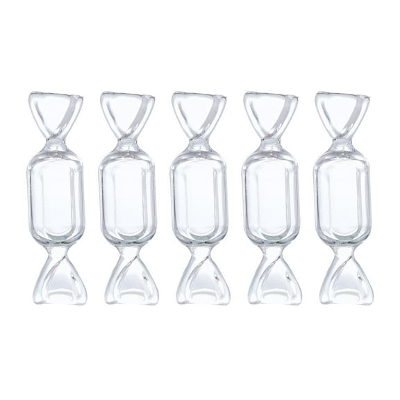 Candy Shape Storage Box Transparent Cute Earrings Ring Jewelry Box