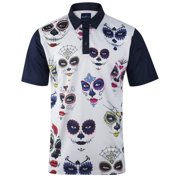 Candy Skulls Mens Golf Polo Shirt by ReadyGOLF