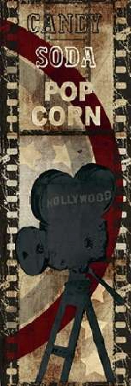 Candy Soda Popcorn Canvas Art - Evangeline Taylor (8 x 24)