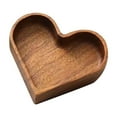 thumbnail image 1 of Candy Solid Wood Tray Stackable Dried Fruit Nut Serving Dish Walnut Shaped Whole Wood Snack Platter, 1 of 9