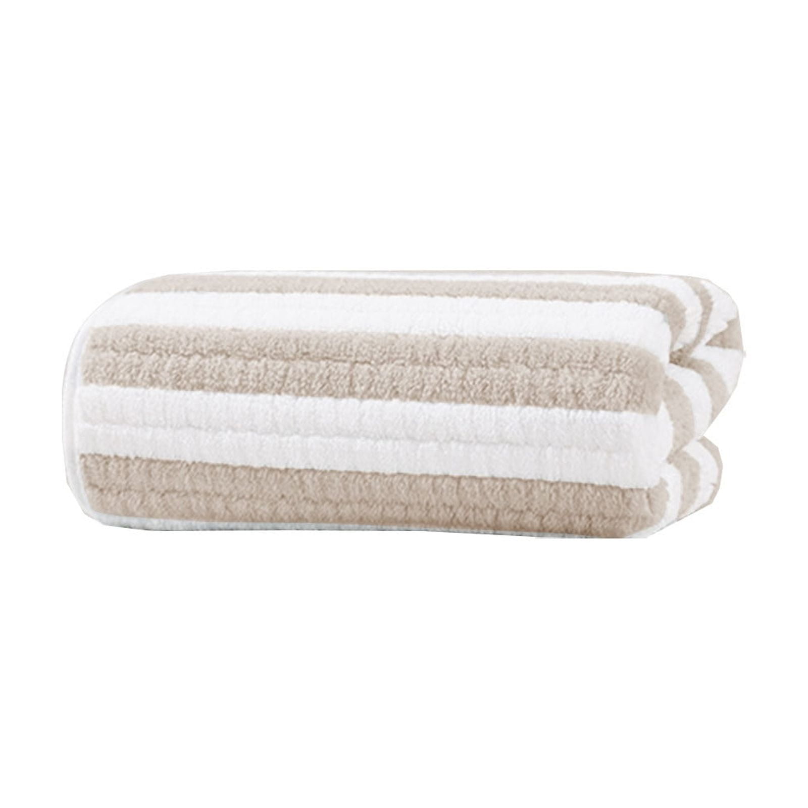 Candy Stripe Velvet Towels 5 Pack Super Soft Absorbent Bath Face