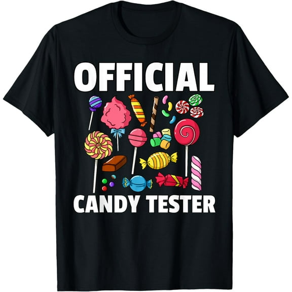 Candy Tester Lollipop Sweets Gift Halloween Kids T-Shirt
