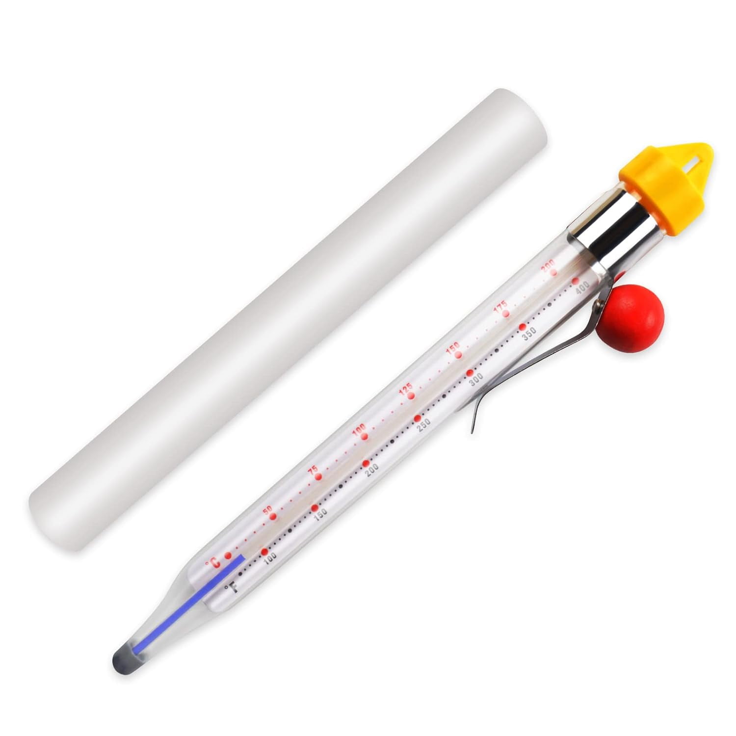 Candy Thermometer Sugar Thermometer With Clip 8 Inches Syrup