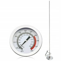Candy Thermometer,Turkey Fryer Thermometer with Pot Clip & 15" Probe - Oil Thermometer for Frying - Thermometer for Cooking,Candy Making,Deep Fryer Thermometer for Oil
