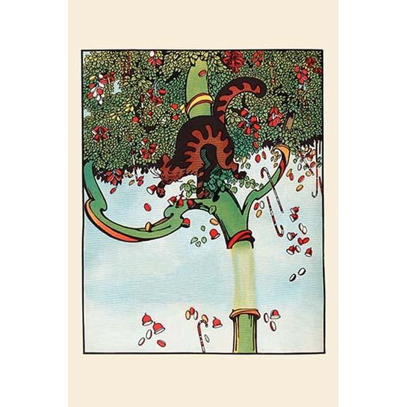 Candy Tree Treats-Fine Art Canvas Print (20" x 30")