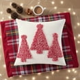 thumbnail image 1 of Candy Tree Tufted Christmas Cushion Cover, 1 of 4