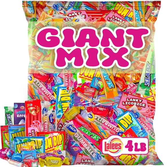 Valentines Day Candy Variety Pack - Bulk Candy - 4 Pounds - Assorted Parade Candies - Individually Wrapped Party Mix