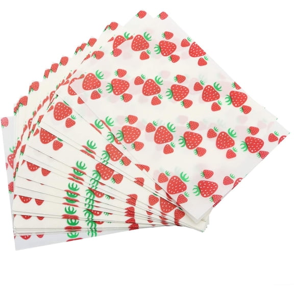 Candy Wrappers Candy Paper Chocolate Sweets Wrappers Birthday Party Decoration Treat Bags (2 Patterns, 100pcs Each Pattern)