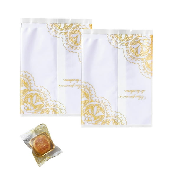 Candy Wrappers For Caramels, 10*13.5 200 Pcs Cellophane Wrapper For Nougat Caramel, Non Stick Pre Cut Clear Wrapping Packagingstyle:style 3;
