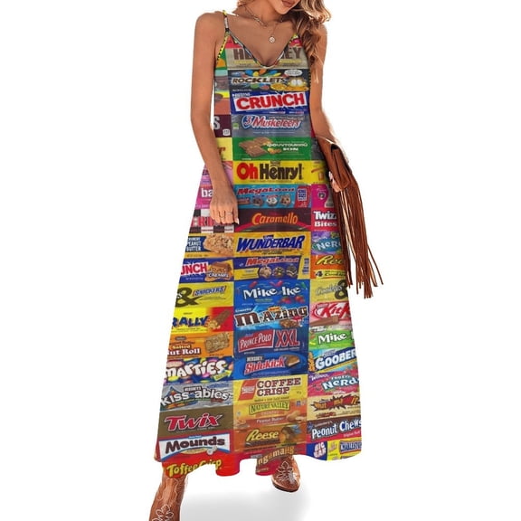 Candy Wrappers Sleeveless Dress Dresses Women Summer Women's Summer Clothing