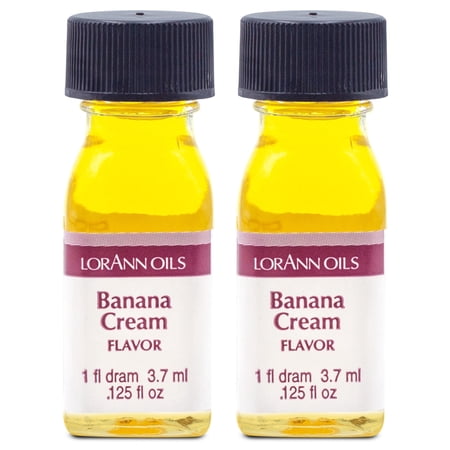 LorAnn Oils Super Strength Flavoring - Used For Candy Making, Flavoring Extracts, Baking, Hard Candy, and Flavor Oils, Banana Cream, 1 fl dram