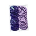 thumbnail image 1 of Candy-colored Hair Tie Mori Female Tie Head Rope Seamless High Elastic Hair Rope 50 Packs Silk Scrunchies for Curly Hair Mini Extra Strong Hair Ties Hair Ties Small Elastic Clear Little Rubber Bands, 1 of 9