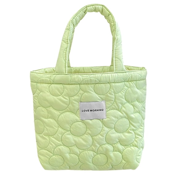 Candy-colored cotton handbag, fashionable and simple, student hand-carried lunch bag