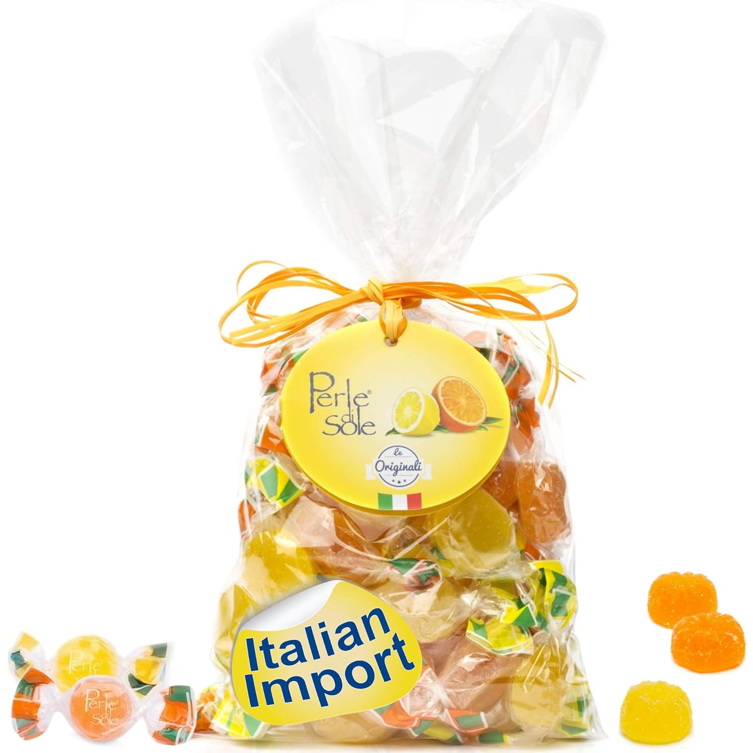 Candy from Italy Italian Fruit Jelly Candy Orange & Lemon Soft