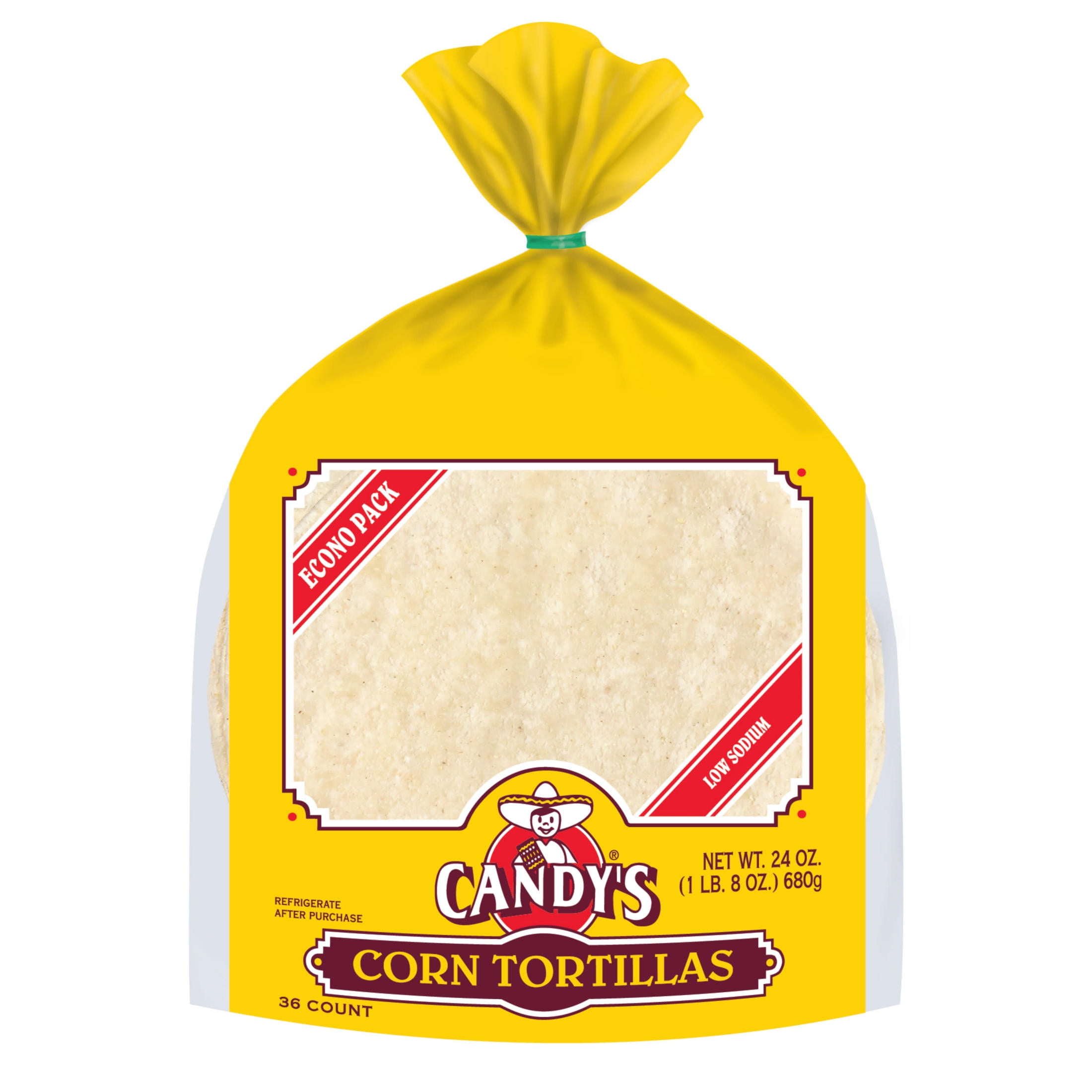 Candy's Corn Tortillas, 36 Count