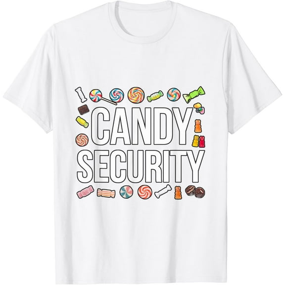 Candy security Party Halloween Trick Or Treat T-Shirt
