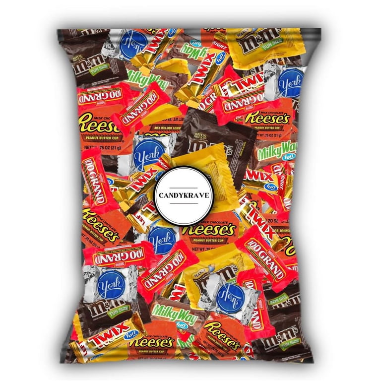 CandyKrave Assorted Bulk Chocolate Mix, 6 Flavors, Individually
