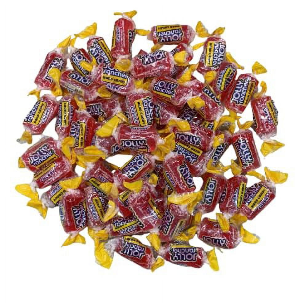 CandyKrave Premium Cherry Flavored Hard Candy - Individually Wrapped - Bulk Candy Bag - Long-Lasting Fruit Flavor Delight - 4 pound Resealable bag