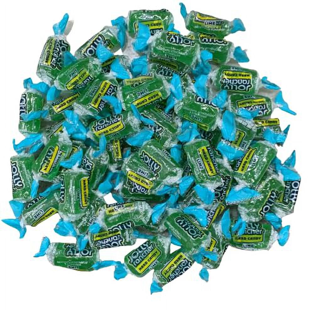 CandyKrave Premium Lime Flavored Hard Candy - Individually Wrapped - Bulk Candy Bag - Long-Lasting Fruit Flavor Delight - 1 pound Resealable bag