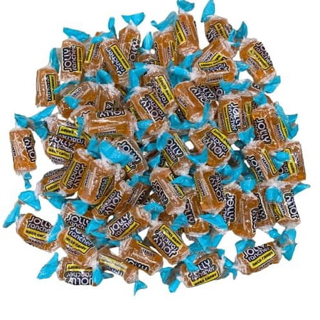 CandyKrave Premium Mango Flavored Hard Candy - Individually Wrapped - Bulk Candy Bag - Long-Lasting Fruit Flavor Delight - 2 pound Resealable bag