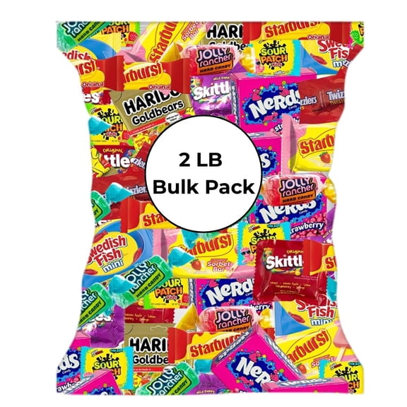 CandyKrave assorted candy variety pack bulk - 2 lb Easter Candy Bulk Mixed Candy Assortment Bag Candies Individually Wrapped - Variety Candies for Party, Pinata and other Occasions.