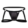 thumbnail image 1 of CandyMan Fashion 99749 Garter Jockstrap Color Black Size S/M, 1 of 8